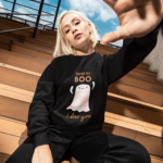 "You're My Boo" Cute Ghost Graphic Premium Sweatshirt