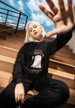 "You're My Boo" Cute Ghost Graphic Premium Sweatshirt