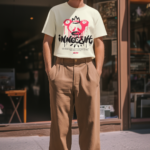 Innocent Graffiti Graphic Oversized T-Shirt for Men