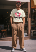 Innocent Graffiti Graphic Oversized T-Shirt for Men