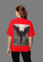 "Lost But Not Weak" Dark Angel Graphic Oversized Tee - Image 4