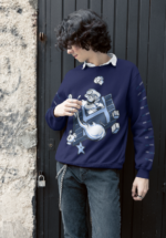Retro Plumber Graphic Sweatshirt for Men
