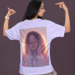 "Lost in Music" Aesthetic Anime Graphic Oversized Tee