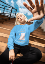 "You're My Boo" Cute Ghost Graphic Premium Sweatshirt - Image 2