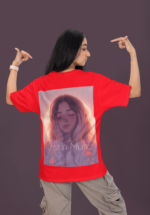"Lost in Music" Aesthetic Anime Graphic Oversized Tee - Image 3