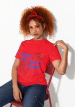 Plant Love Grow Peace Graphic T-Shirt for Women - Image 3