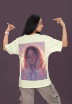 "Lost in Music" Aesthetic Anime Graphic Oversized Tee - Image 4