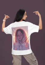 "Lost in Music" Aesthetic Anime Graphic Oversized Tee - Image 5