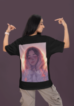 "Lost in Music" Aesthetic Anime Graphic Oversized Tee - Image 6