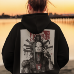 "Cyber Samurai" Techwear Graphic Premium Hoodie