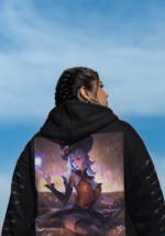 "Mystic Sorceress" Fantasy Graphic Premium Hoodie - Image 2