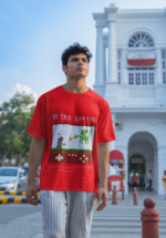 Retro Gaming Graphic Oversized T-Shirt for Men - Image 4