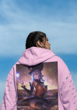 "Mystic Sorceress" Fantasy Graphic Premium Hoodie - Image 4