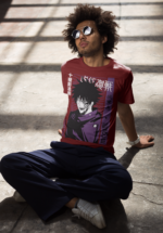 Anime Graphic Oversized T-Shirt – Streetwear Bold Character Print Tee - Image 2