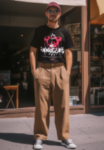 Innocent Graffiti Graphic Oversized T-Shirt for Men - Image 4