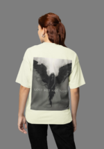 "Lost But Not Weak" Dark Angel Graphic Oversized Tee - Image 5