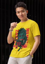 Urban Demon Graphic Oversized T-Shirt for Men - Image 2