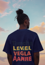 Tumcha Level Vegla Aahe Oversized T-Shirt - Image 4