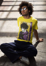 Anime Graphic Oversized T-Shirt – Streetwear Bold Character Print Tee