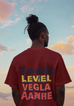 Tumcha Level Vegla Aahe Oversized T-Shirt - Image 5