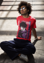 Anime Graphic Oversized T-Shirt – Streetwear Bold Character Print Tee - Image 4