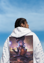 "Mystic Sorceress" Fantasy Graphic Premium Hoodie - Image 6