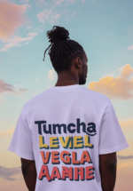 Tumcha Level Vegla Aahe Oversized T-Shirt - Image 7