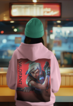 "Valorant" Jett Agent Graphic Premium Hoodie - Image 2