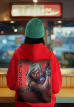 "Valorant" Jett Agent Graphic Premium Hoodie - Image 4