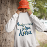 Assignment Udya Karu Marathi Sweatshirt for Men