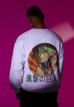Titan Anime Graphic Sweatshirt for Men