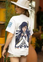 Warrior Valkyrie Anime Graphic Oversized Tee - Image 6
