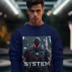 System Upgraded Graphic Sweatshirt for Men