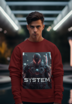 System Upgraded Graphic Sweatshirt for Men - Image 2