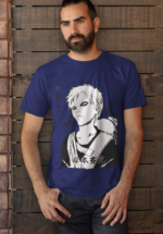 Men’s Anime Graphic T-Shirt – Minimal Streetwear Print - Image 4