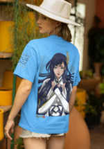 Warrior Valkyrie Anime Graphic Oversized Tee
