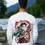 Tanjiro Anime Graphic Sweatshirt for Men