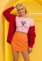 Super Girl" Graphic Crop Top & Vibrant Trio Ensemble - Image 5
