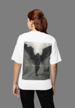 "Lost But Not Weak" Dark Angel Graphic Oversized Tee - Image 6