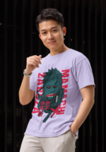 Urban Demon Graphic Oversized T-Shirt for Men - Image 4