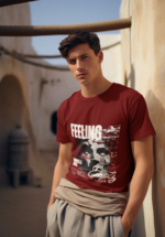 Feeling Empty Graphic Oversized T-Shirt for Men - Image 6