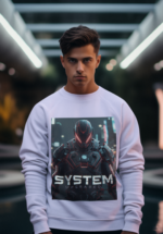 System Upgraded Graphic Sweatshirt for Men - Image 3