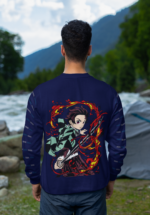 Tanjiro Anime Graphic Sweatshirt for Men - Image 3