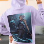"Valorant" Jett Bladestorm Graphic Premium Hoodie