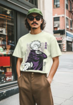 Men’s Anime Graphic T-Shirt – Bold Streetwear Print - Image 2