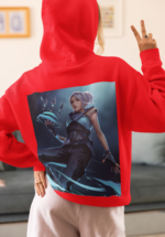 "Valorant" Jett Bladestorm Graphic Premium Hoodie - Image 3