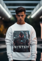 System Upgraded Graphic Sweatshirt for Men - Image 4