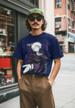 Men’s Anime Graphic T-Shirt – Bold Streetwear Print - Image 4