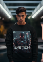 System Upgraded Graphic Sweatshirt for Men - Image 5