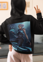 "Valorant" Jett Bladestorm Graphic Premium Hoodie - Image 5